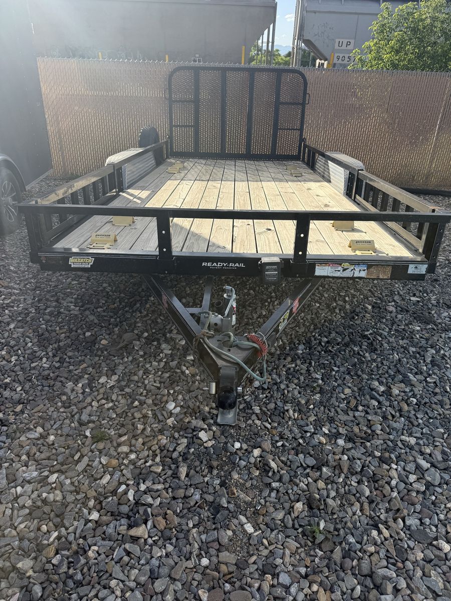 2021 PJ Trailers 83”x18’ Tandem Axle Utility Trailer — 7,000 lb GVWR