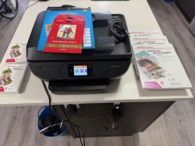 HP Printer, Envy 7855, Wifi, Printer Cable, Ethernet