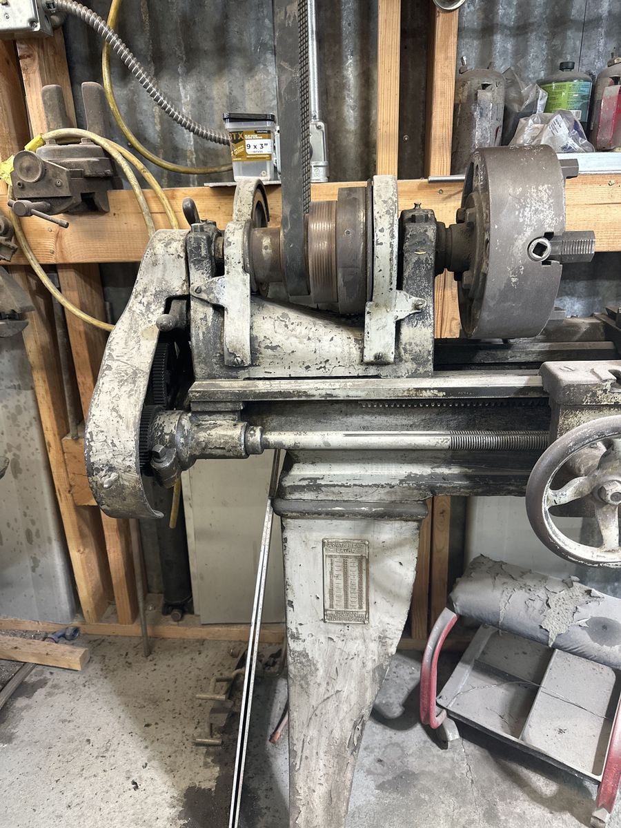 Line shaft lathe