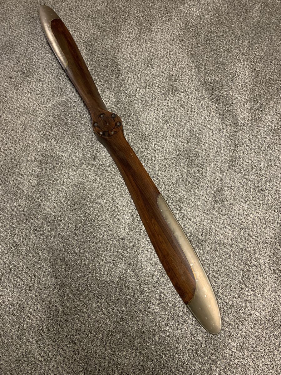 Airplane Propeller    Wood and Brass