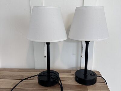 Set Of 2 Bedside Lamps