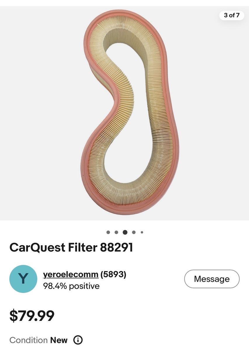 Carquest air filter 88291CFI