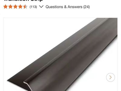 New. 2 Boxes (10) TrimMaster Mineral Bronze 8mm x 74in. Aluminum Stair Nosing Floor Transition Strip