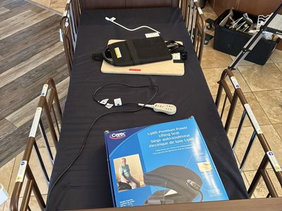 Free Extra large Hospital Bed & other supplies