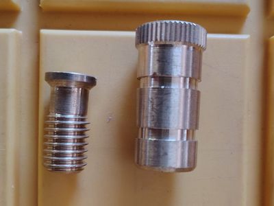 10 x Brass Screw Concrete Pool Deck Anchor For Swimming Pool Cover
