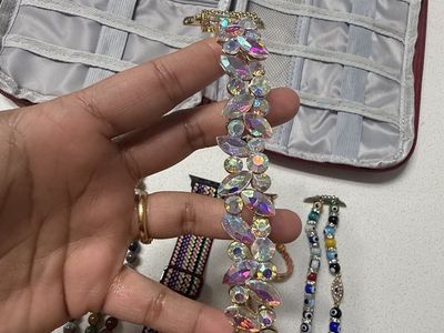 Assorted Decorative Apple Watch Bands - Rhinestone, Beaded & Woven Styles