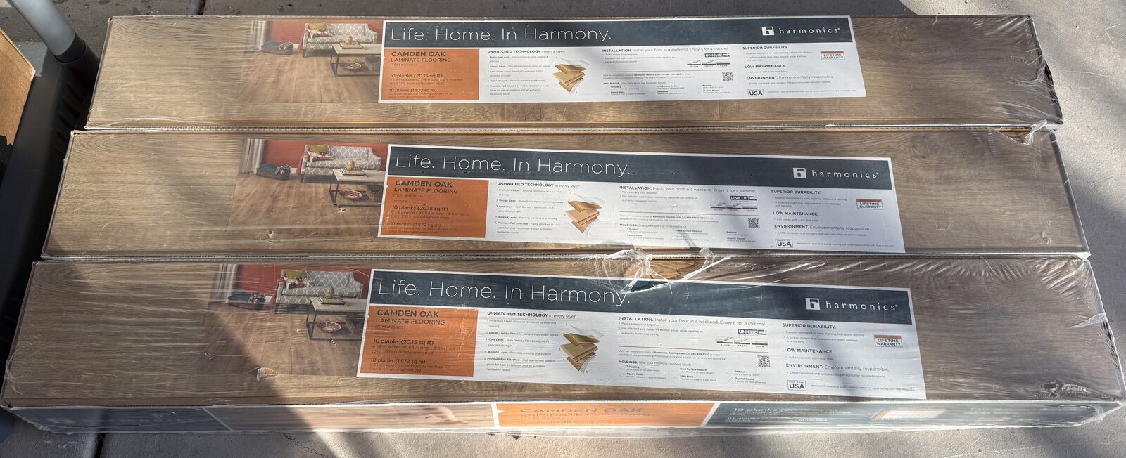 New Laminate Camden Oak Flooring 60 sq ft