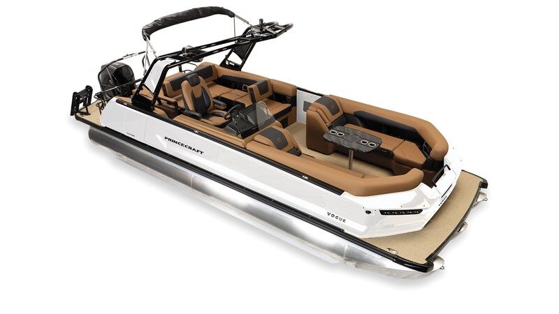 2026 Princecraft Vogue 25RL Tritoon with 300HP V8 Verado Mercury Engine