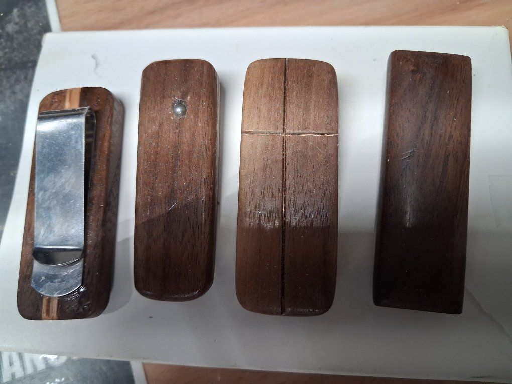 Handmade Hardwood money  clips