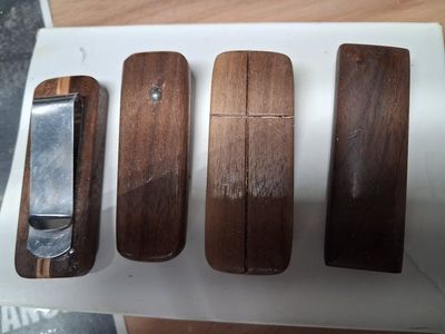 Handmade Hardwood money clips
