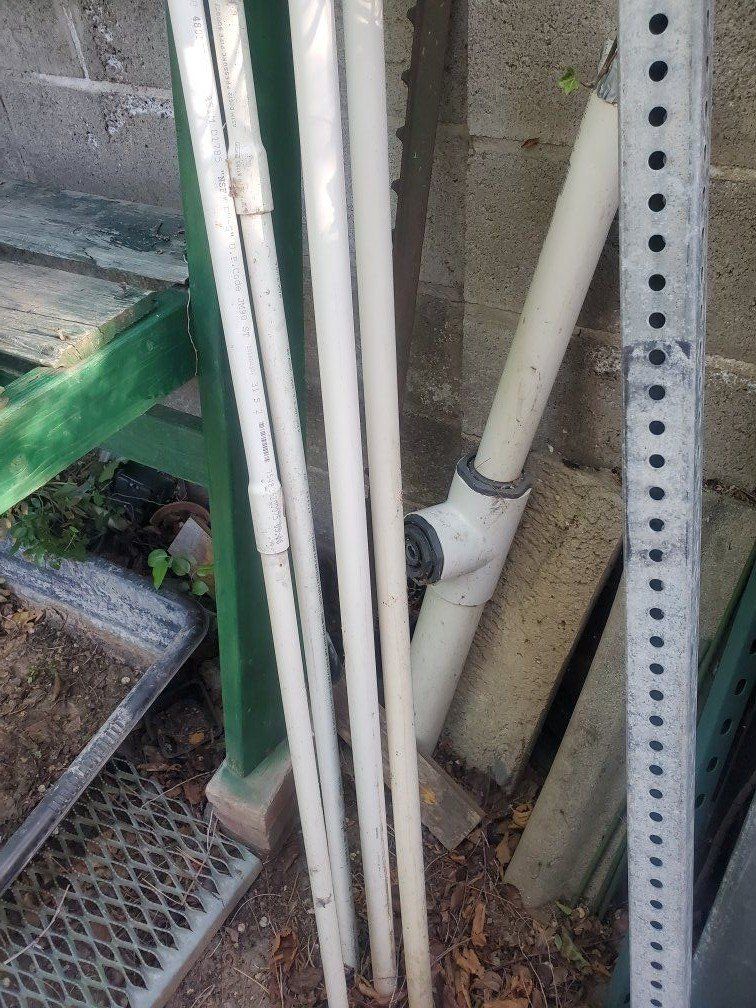 White PVC Pipes, Each