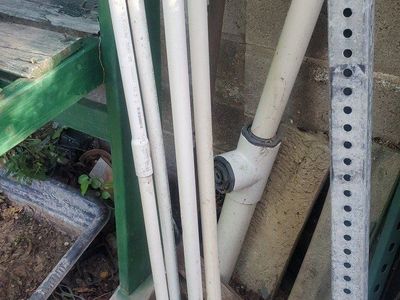 White PVC Pipes, Each