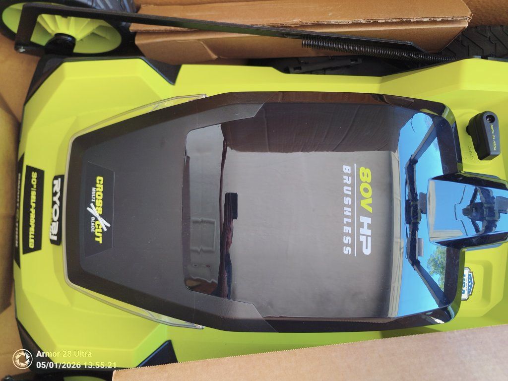 NEW Ryobi Electric 80v 30in Walk Behind Mower