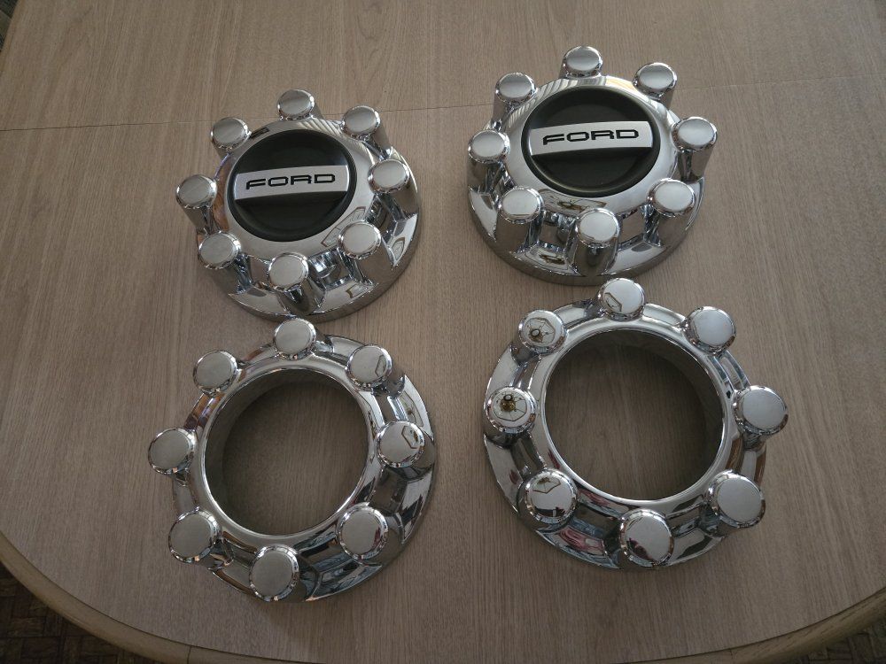 Ford 2026 F250/F350 Chrome Wheel Caps