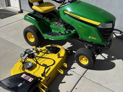 John Deere X350 Lawn Mower