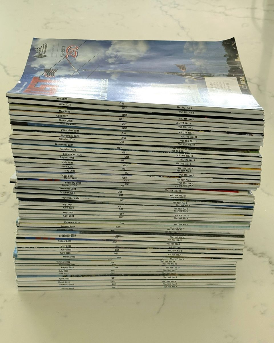 ARRL QST  Magizines 2021 - 2026