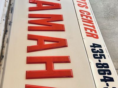 Yamaha factory sign. 4x12 feet