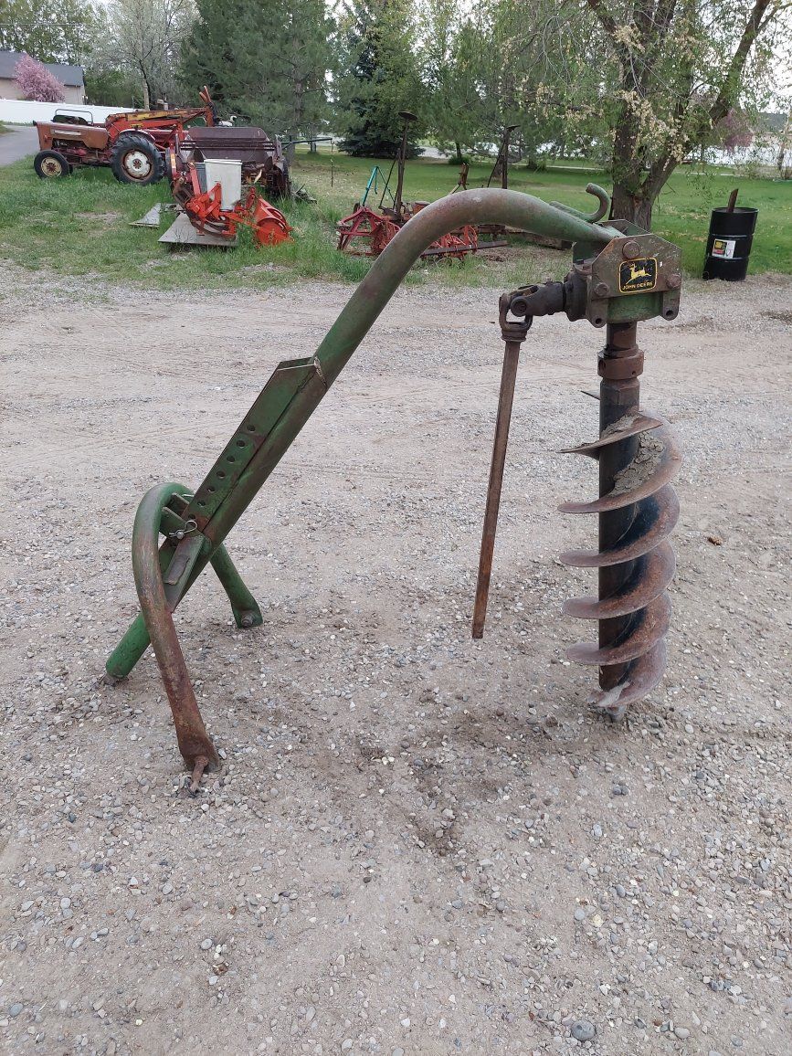 John Deere post hole digger
