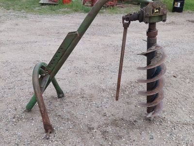 John Deere post hole digger