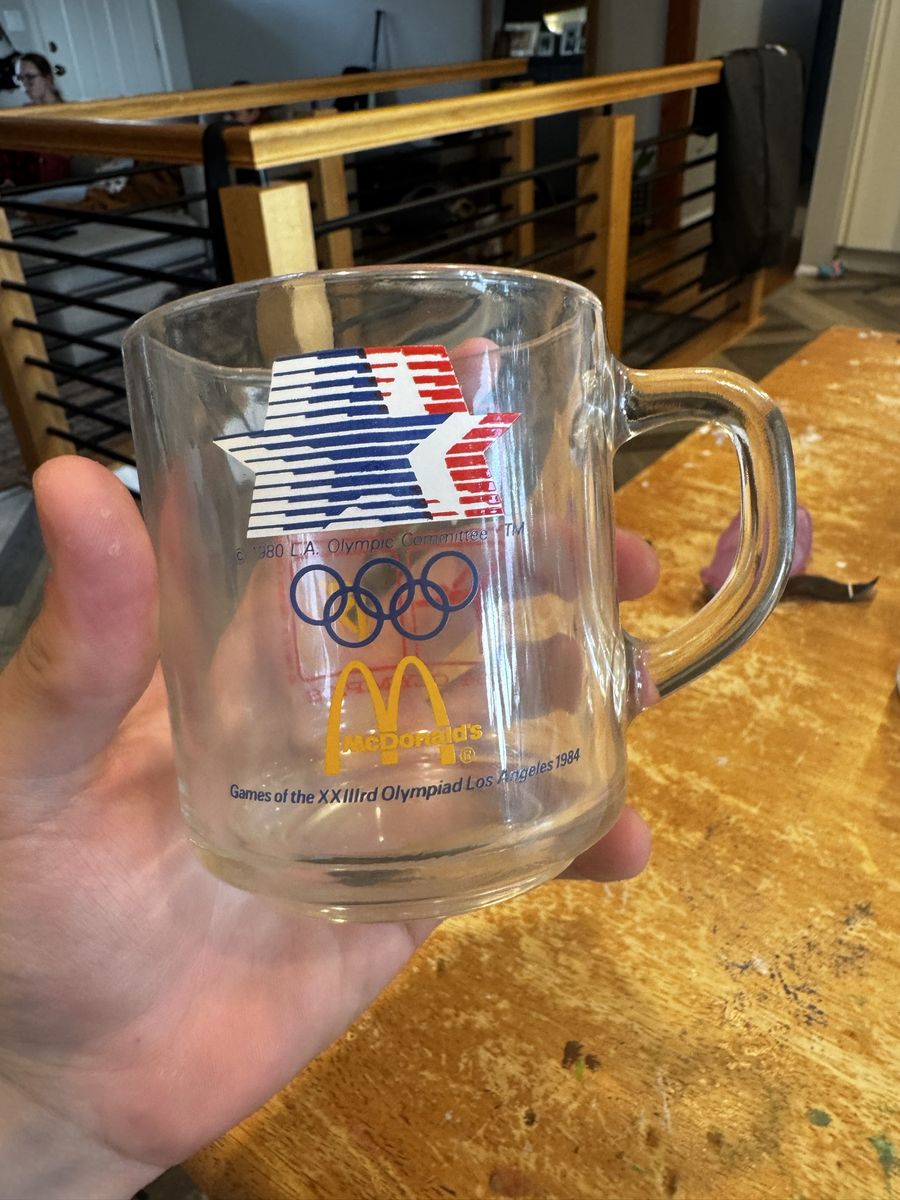 McDonald’s collector 1984 Olympics mugs