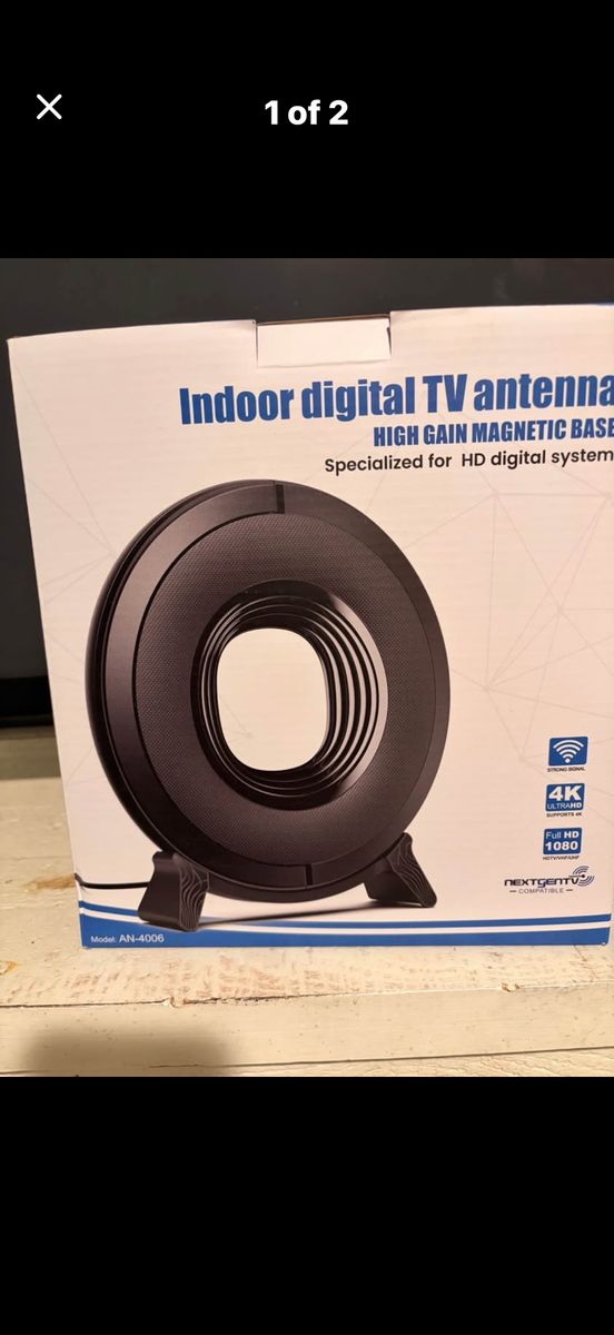 Indoor Digital TV Antenna AN-4006 4K 1080p High Gain HD Antenna