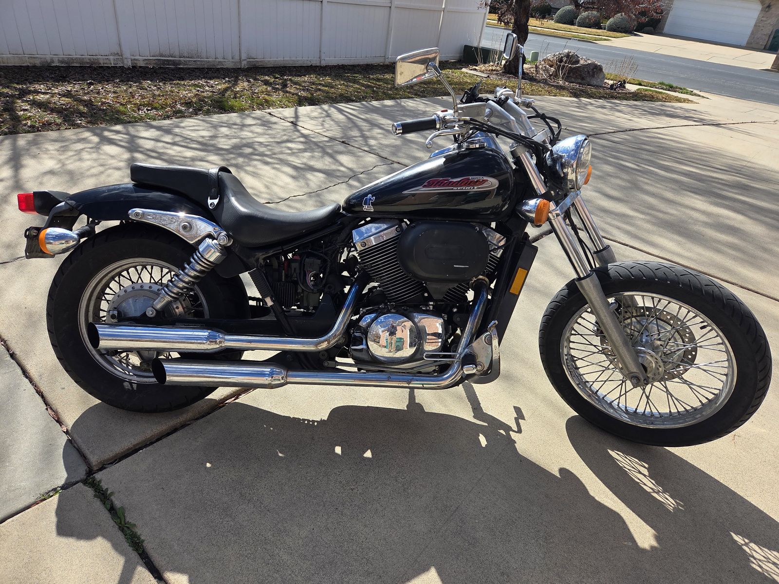 2001 Honda Shadow 750 Motorcycle
