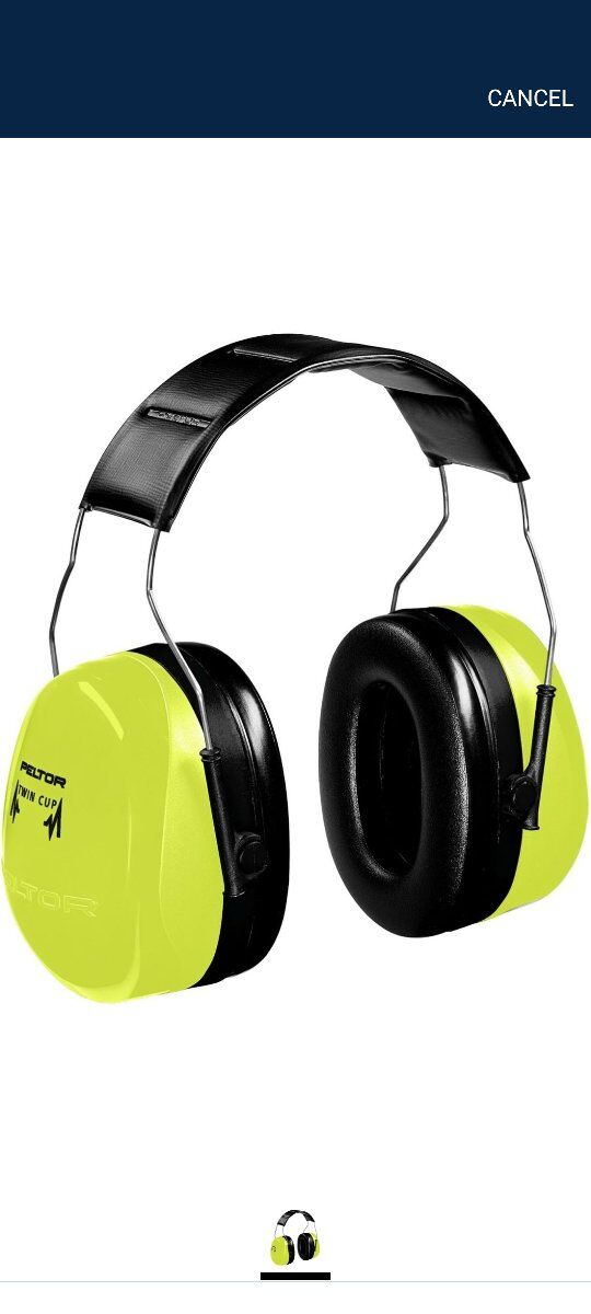 3M EARMUFFS HI-VIS