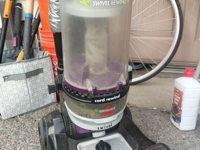 Bissell CleanView Swivel Rewind Pet Upright Bagless Vacuum - Powerful Pet Hair Cleaning