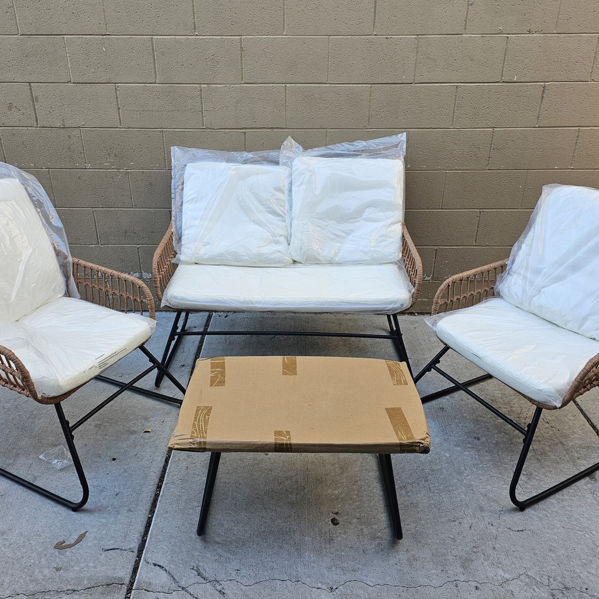 4 piece patio set