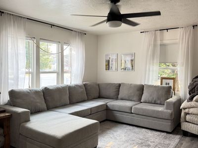 Living Spaces Sectional Couch