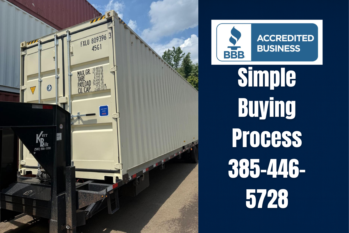 40ft High Cube Shipping Container – For Sale – Salt Lake City UT