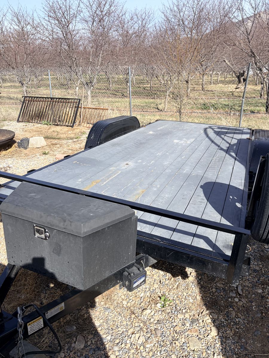 2025 7x16 Big Bubba Flat Bed Trailer