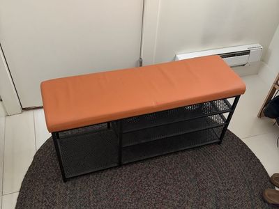 Shoe rack bench