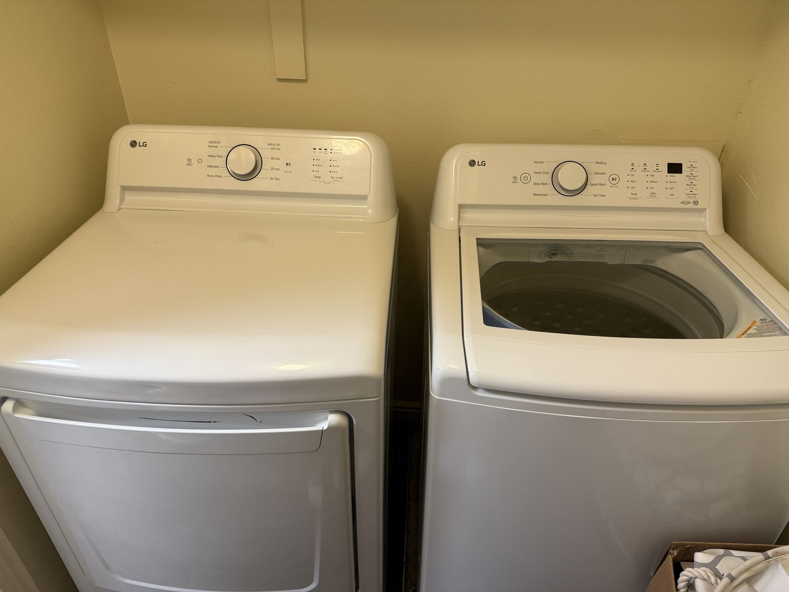LG smart diagnosis washer and dryer