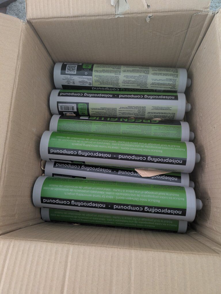 24-count 28oz Green Glue canisters (new)