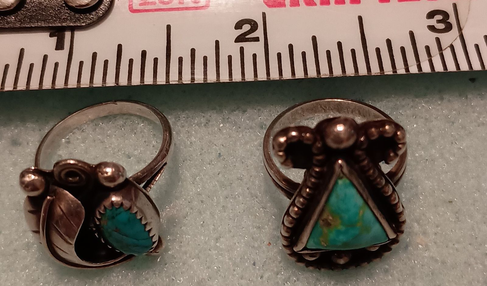 Vintage Sterling Turquoise Rings