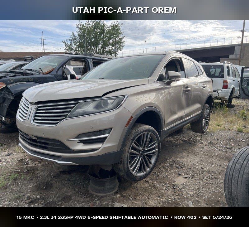 2015 Lincoln MKC Parts - UTPAP Orem