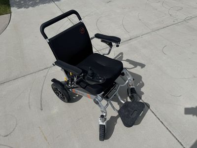 Electric wheelchair new out of a box