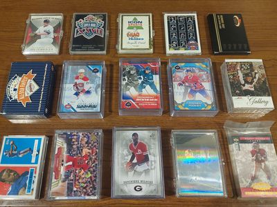 COMPLETE SPORTS CARD SETS – JORDAN, SHAQ, GRIFFEY, LUCK, CELEBRINI, DEMIDOV & MORE!
