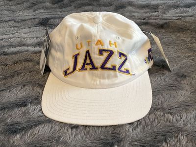 Vintage Utah Jazz Starter Snapback Hat NEW WITH TAGS Deadstock NBA 90s White
