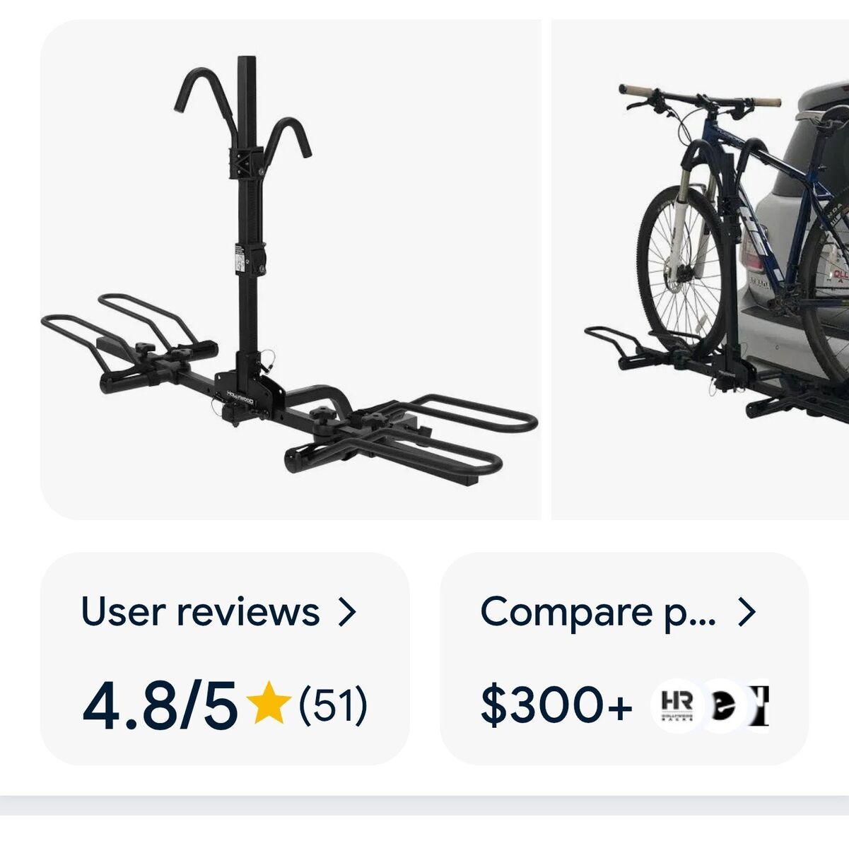 Hollywood trail rider bike rack