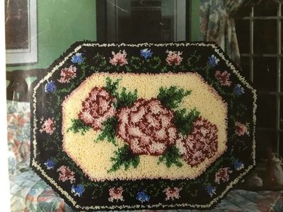 PICK 1 or more Below: Latch Hook Rug by National Yarn Craft Kit