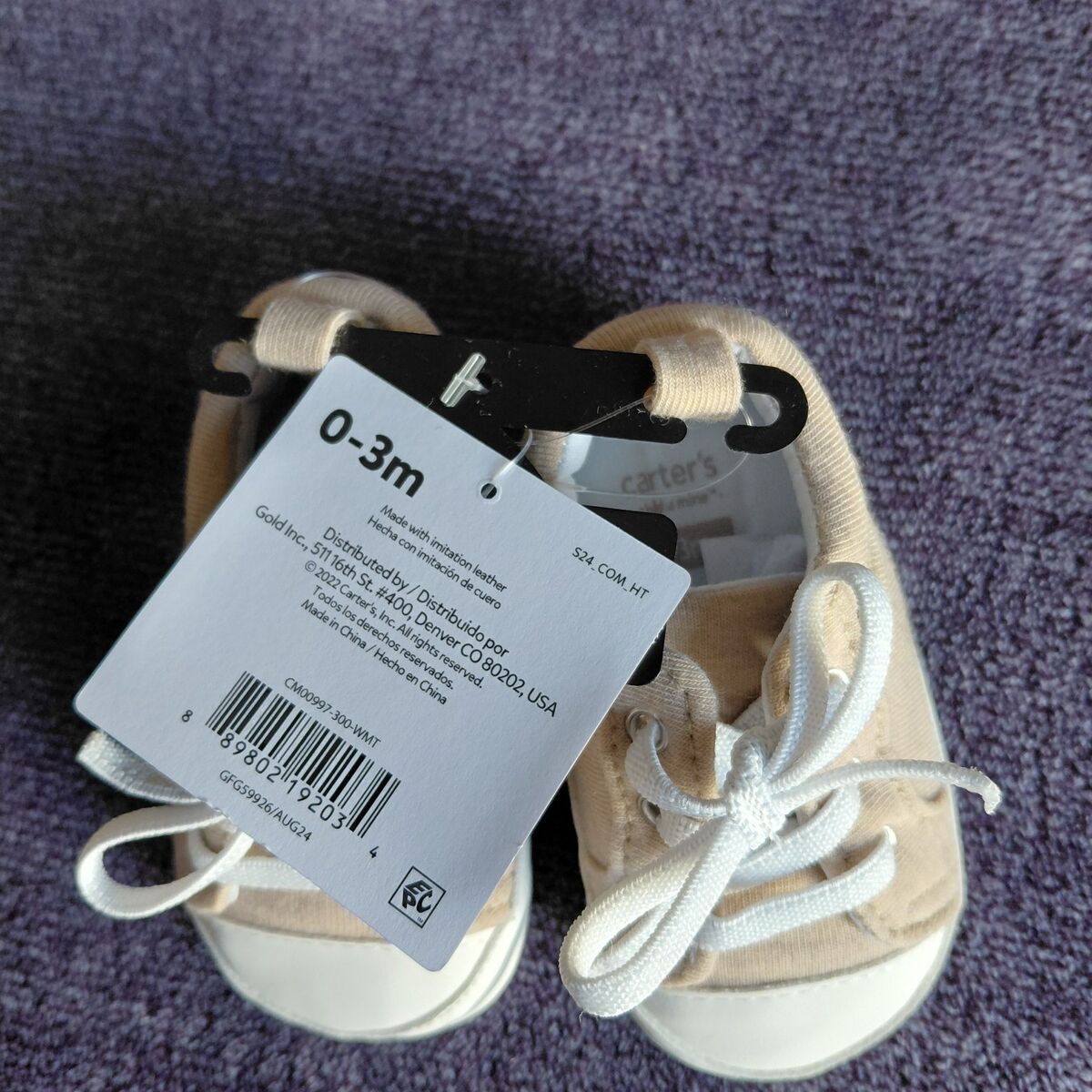 Half-off Carter's Baby Boy's Shoes! Originally $9.