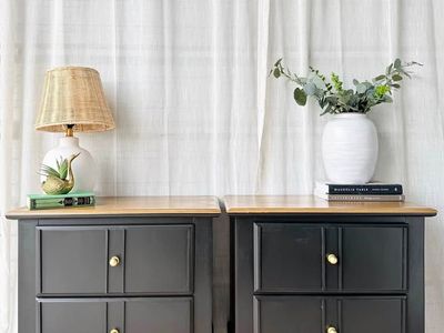 Modern Boho Chic 2 Drawer Nightstands | Modern 2 Drawer Nightstands #1