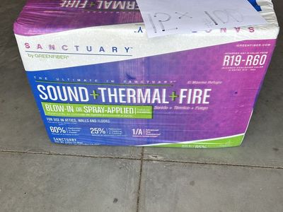 15 units Green fiber insulation R-19