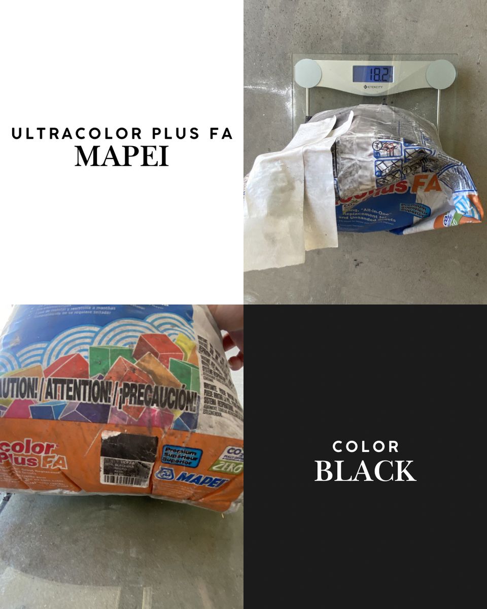 MAPEI Grout Ultracolor Plus FA BLACK