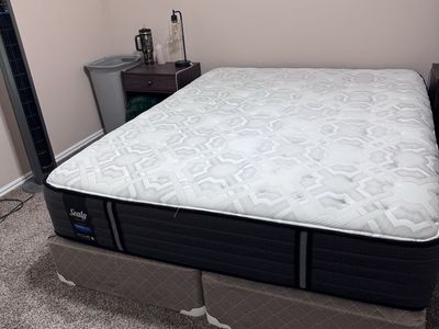 Queen Mattress with box spring foundation