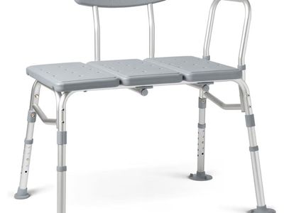 Medical shower transfer bench