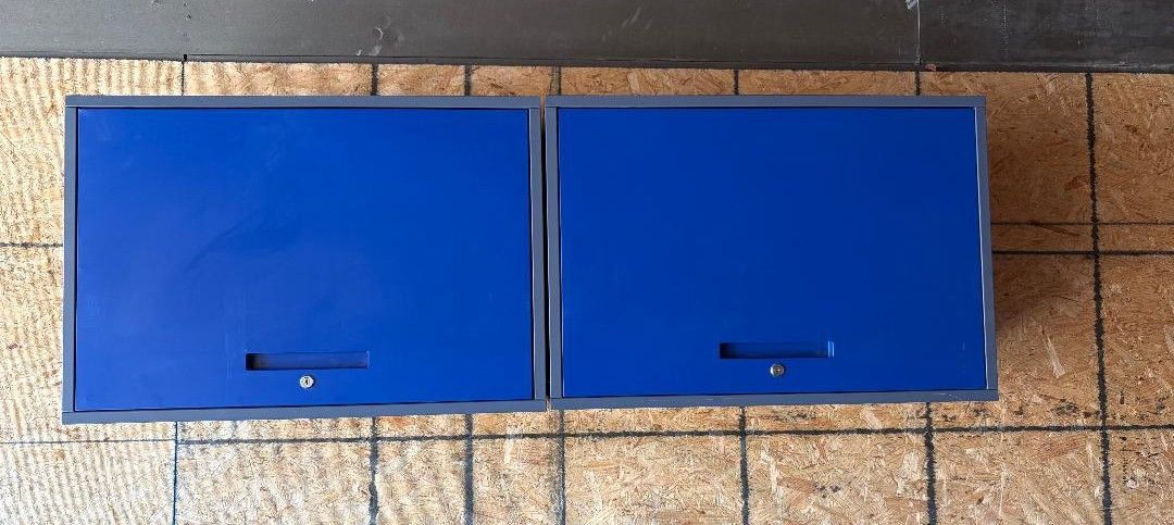 Wall mounted metal cabinets