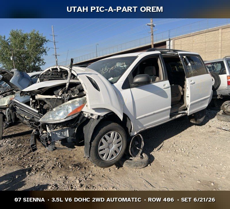 2007 Toyota Sienna Parts - UTPAP Orem